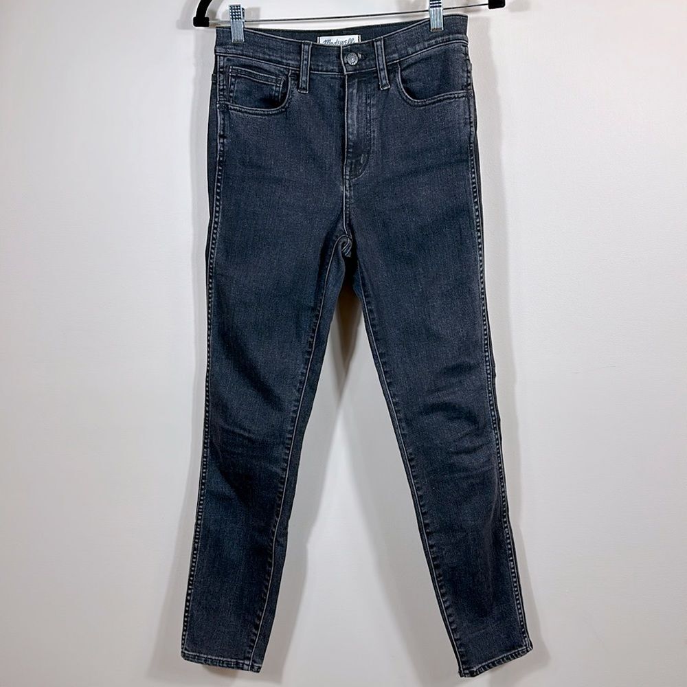 Madewell Dark Grey 10” High Riser Skinny Skinny Women Jeans Denim Size 26